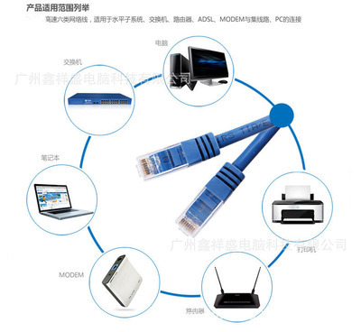 高品質10米藍色電腦成品網線 連接穩定，適用室內外環境